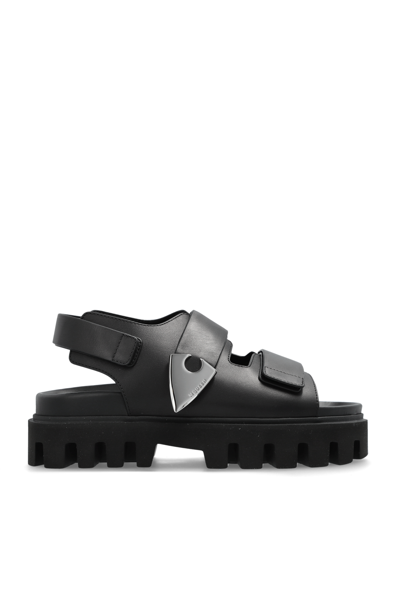 サンダル・ミュール alexander mcqueen 'Parachute' sandals (817620WIACT 1064) McQueen Leather Parachute Sandals | Harrods UK